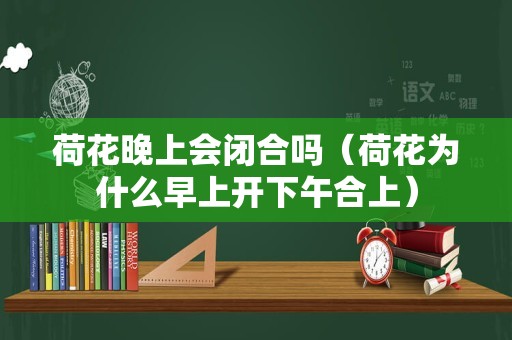 荷花晚上会闭合吗（荷花为什么早上开下午合上）