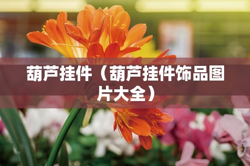 葫芦挂件（葫芦挂件饰品图片大全）