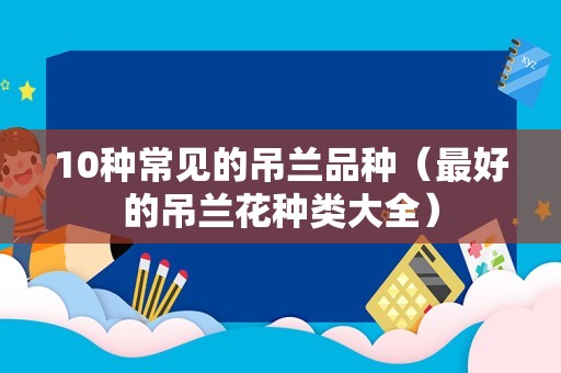 10种常见的吊兰品种（最好的吊兰花种类大全）