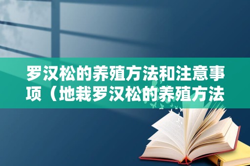 罗汉松的养殖方法和注意事项（地栽罗汉松的养殖方法和注意事项）